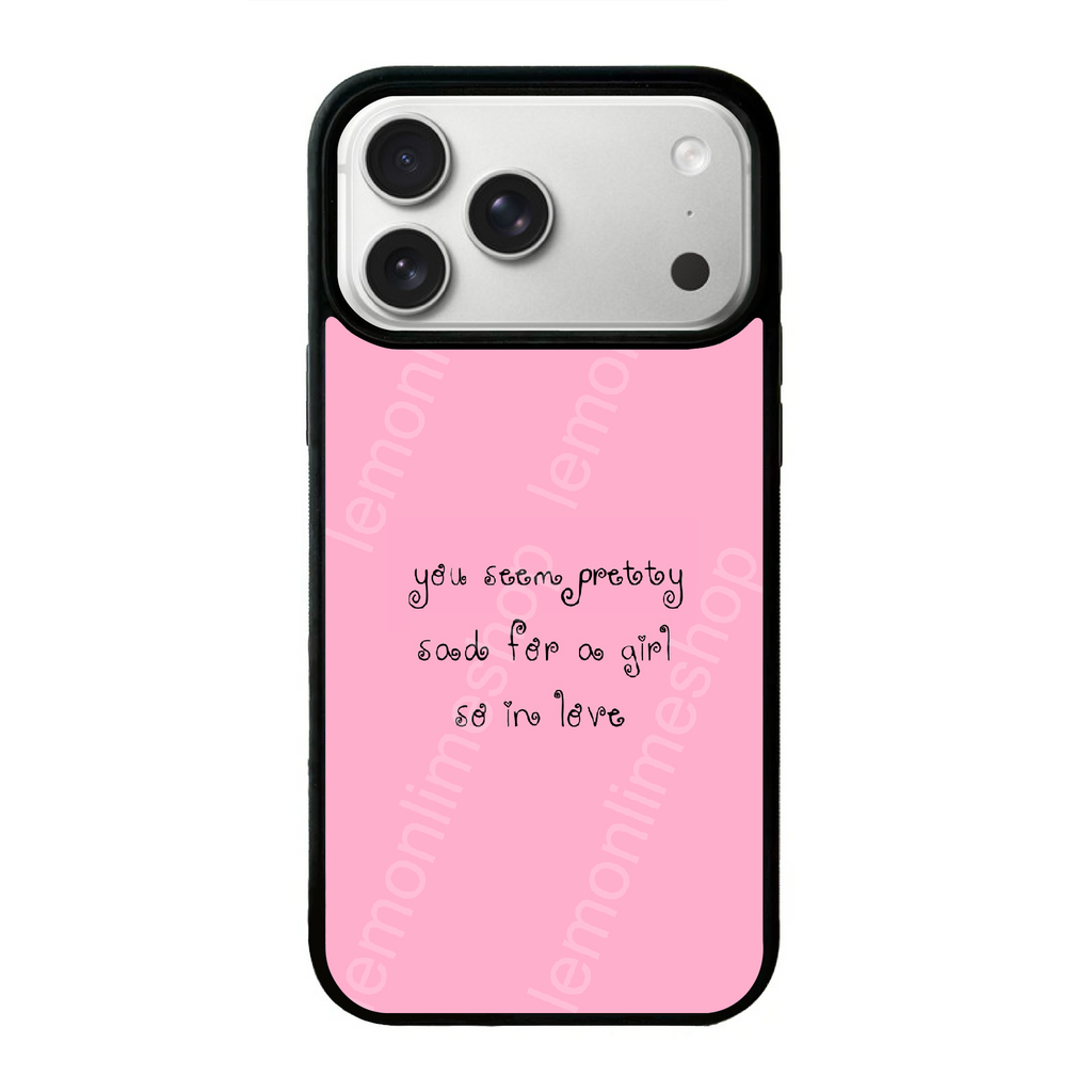 you seem pretty sad - Pink